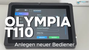 Olympia T110 - Anlegen neuer Bediener