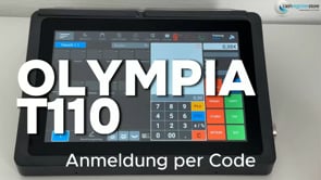 Olympia T110 - Bediener anmelden